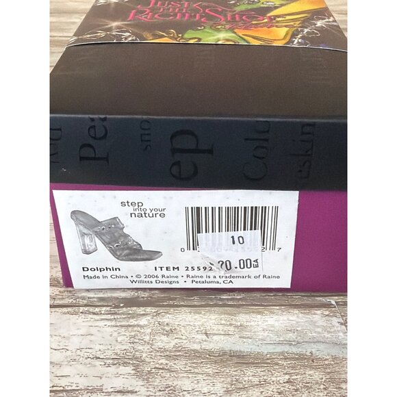 Just The Right Shoe “Dolphin” by Raine Miniature Shoe Figurine New in Box 2006 - Picture 3 of 15